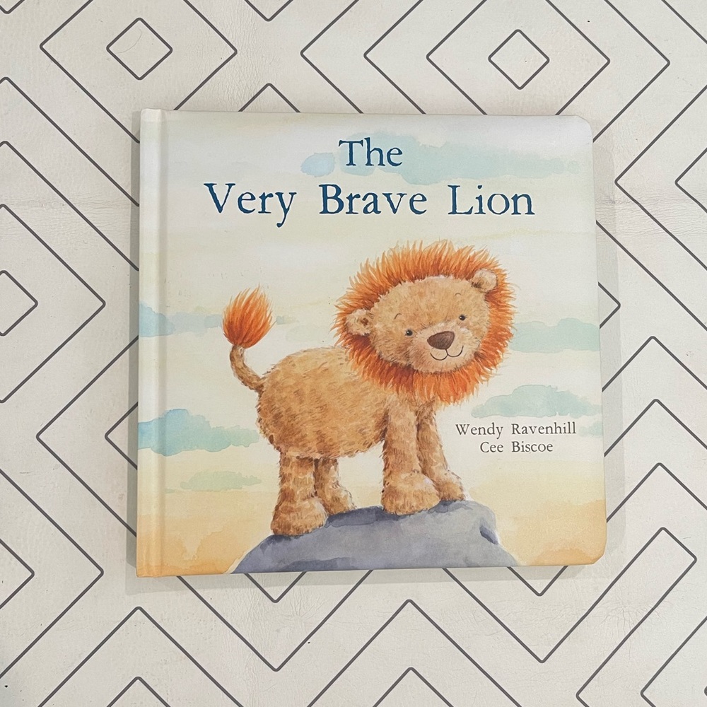 Jellycat "The Very Brave Lion" Book